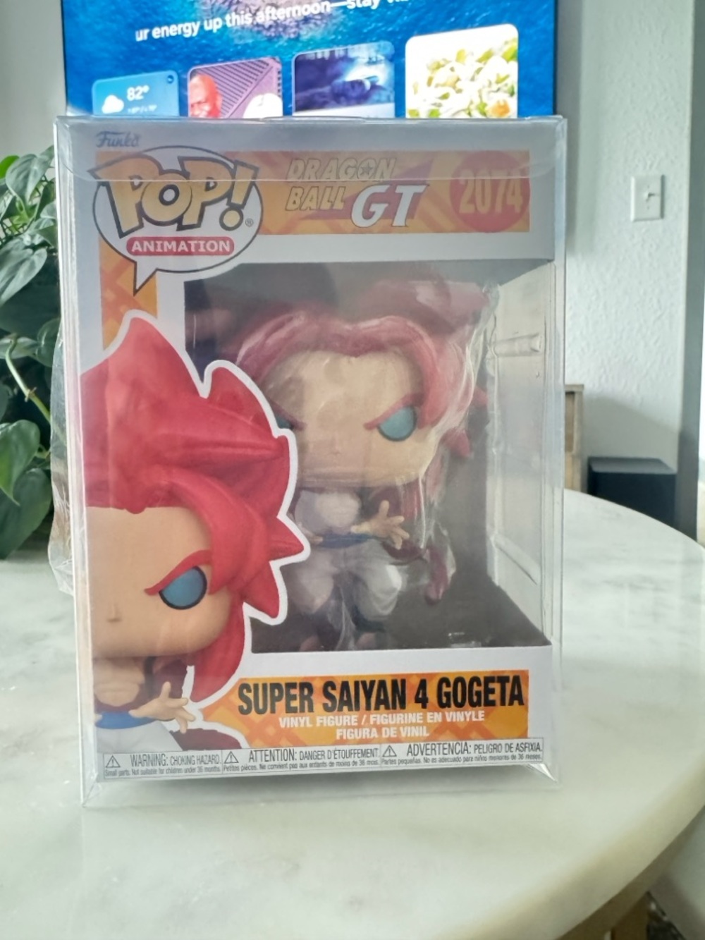 Funko Super Saiyan 4 Gogeta Pop! - Red Hair, Blue Eyes